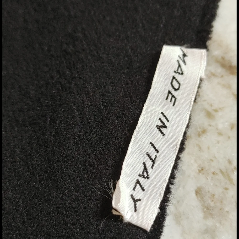 Vintage Italian Wool & Silk Winter Scarf